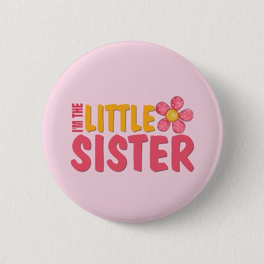 Kleine zuster ronde button 5,7 cm (Voorkant)
