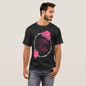 Kleine zuster Roses Lil Sis Litlle Sister Mod T-shirt (Voorkant volledig)