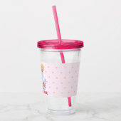 Kleine Zuster Schattige Herten Acryl Drinkbeker (Links)