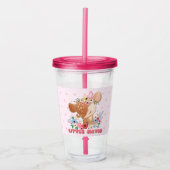 Kleine Zuster Schattige Herten Acryl Drinkbeker (Voorkant)