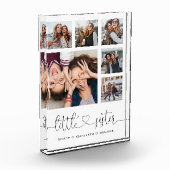 Kleine zuster Script Gift for Sister Photo Collage Fotoblokken (Links)