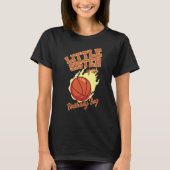 Kleine zuster van de Basketball Famil van de Birth T-shirt (Voorkant)