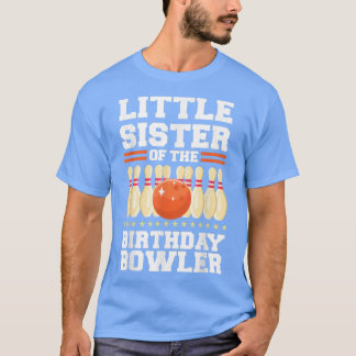 Kleine zuster van de marathday Bowler-kofferbak T-shirt