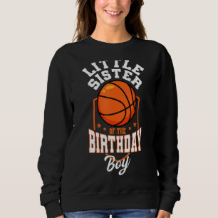 Kleine zuster van het Basketball-thema van de Birt Trui