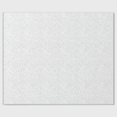 Kleine zwart-wit, grijs- en crèmekleurige Stippen  Cadeaupapier (Vlak)