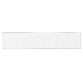 Kleine zwart-wit, grijs- en crèmekleurige Stippen Korte Tafelloper (Horizontaal)