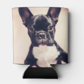 Kleine zwart-witpop blikjeskoeler (Achterkant)