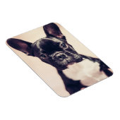 Kleine zwart-witpop magneet (Rechterzijde)