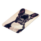 Kleine zwart-witpop magneet (Linkerzijde)