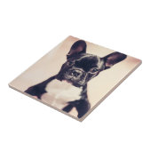 Kleine zwart-witpop tegeltje (Zijkant)