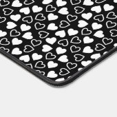 KLEINE ZWART-WITTE VALENTIJN HOUDT VAN HARTEN BUREAUMAT (Hoek)