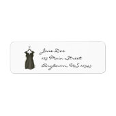 Kleine zwarte cocktail Dress Hanger Mode Labels (Voorkant)