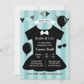 Kleine zwarte dress-Baby shower Kaart (Voorkant)