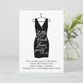 Kleine zwarte dress kaart (Staand voorkant)