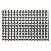 Kleine zwarte en Antiek witte diamanten Kussensloop (Voorkant-Rechts)