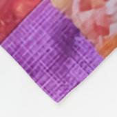 Kleine zwarte en witte glazen fluitjes zoals desig fleece deken (Hoek)