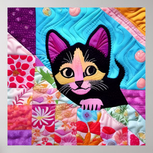 Kleine zwarte en witte glazen fluitjes zoals desig poster