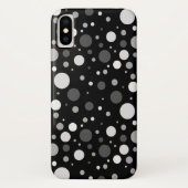 Kleine zwarte en witte pooldots Case-Mate iPhone case (Achterkant)