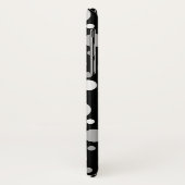 Kleine zwarte en witte pooldots Case-Mate iPhone case (Achterkant/links)