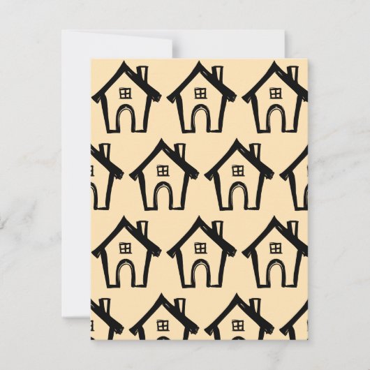Kleine Zwarte Huizen, We Hebben Perzik Kaarten Ver (Voorkant)