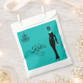 Kleine zwarte jurk Favor Tassen Bedankzakje (Geknipt)