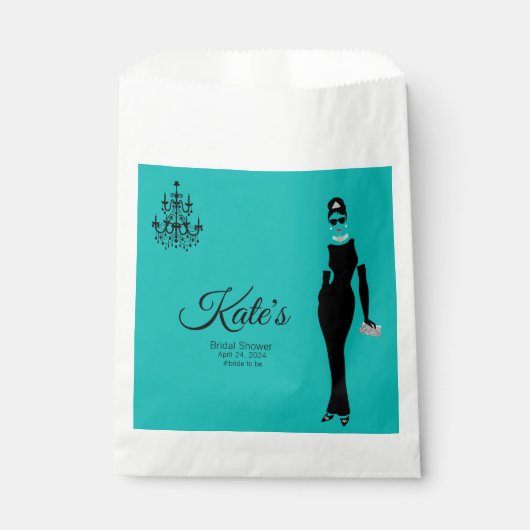 Kleine zwarte jurk Favor Tassen Bedankzakje (Voorkant)