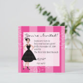 kleine zwarte jurk kaart (Staand voorkant)