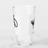 Kleine zwarte kat glas (Links)