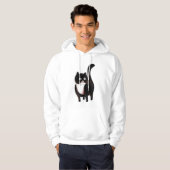 Kleine zwarte kat hoodie (Voorkant volledig)