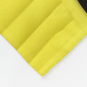Kleine zwarte lab-paprika, zoals design fleece deken (Hoek)