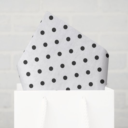 Kleine zwarte Stippen op witwasstroop Tissuepapier (Cadeauzakje)