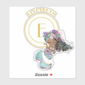 Kleine zwarte Zeemruid Blauwe Schaalschilfers Mono Sticker (Vel)