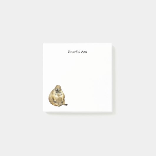 Kleine zwartstaartprairiehond notities post-it® notes (Voorkant)