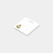 Kleine zwartstaartprairiehond notities post-it® notes (Schuin)