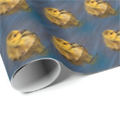 Kleine zwemmer: Cute Canada Goose Gosling Cadeaupapier (Rol Hoek)