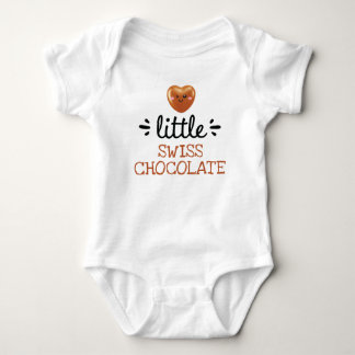 Kleine Zwitserse Chocolade - Mooie Babykleren Romper