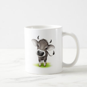 Kleine zwitserse koe koffiemok