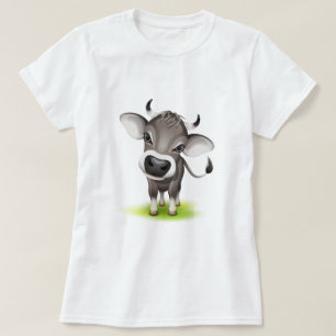 Kleine zwitserse koe t-shirt