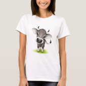Kleine zwitserse koe t-shirt (Voorkant)