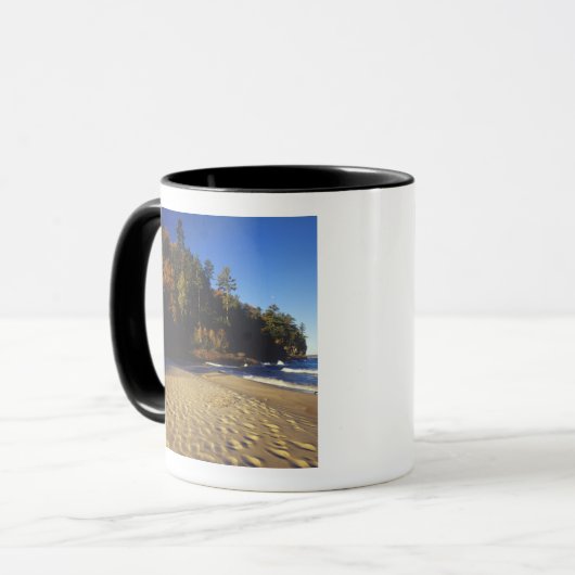 Kleinenstrand bij Pictured Rocks National Mok (Voorkant links)