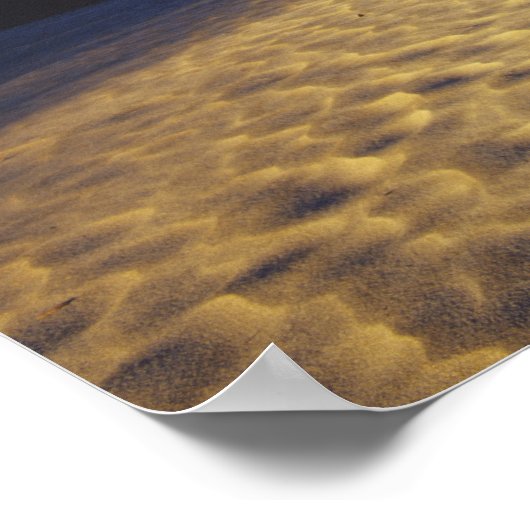 Kleinenstrand bij Pictured Rocks National Poster (Hoek)