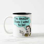 Kleiner dan ik was tweekleurige koffiemok (Links)