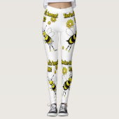 Kleiner dan je bent de bijen knieën Daddio dansend Leggings (Voorkant)