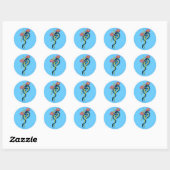 kleiner Drache small dragon Ronde Sticker (Vel)