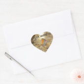Kleiner Feuerfalter Hart Sticker (Envelop)