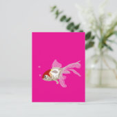 Kleiner Goldfisch -  Briefkaart (Staand voorkant)