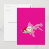 Kleiner Goldfisch -  Briefkaart (Voorkant / Achterkant)