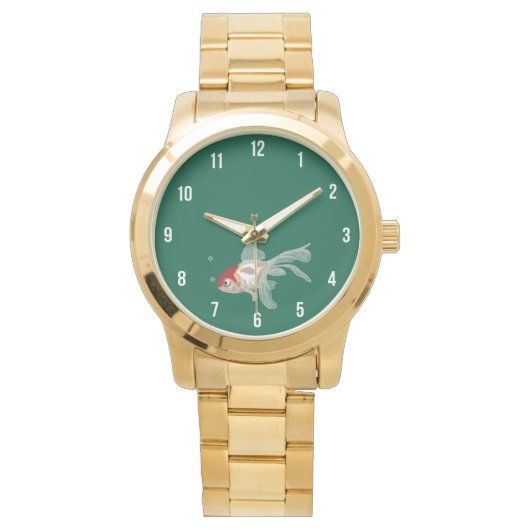 Kleiner Goldfisch - Horloge (Voorkant)