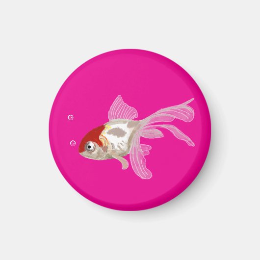 Kleiner Goldfisch -  Magneet (Voorkant)