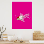 Kleiner Goldfisch -  Poster (Keuken)